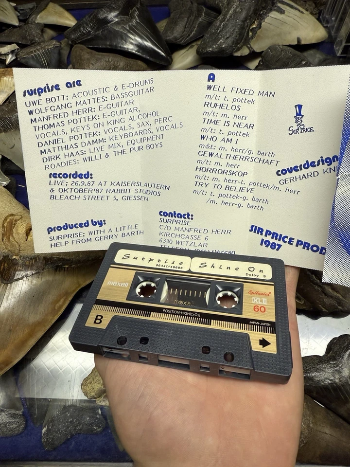 1987 SURPRISE SHINE ON DEMO AOR HARD ROCK CASSETTE GERMANY RARE - Imagem 3 de 4
