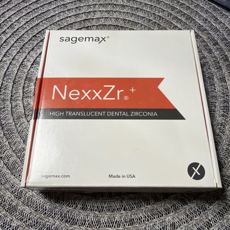 Sagemax NexxZr + High Translucent Dental Zirconia Shade WT W98-20mm