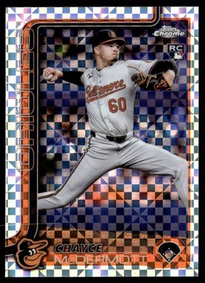 2025 Topps Chrome XFractor Refractors Chayce McDermott Rookie