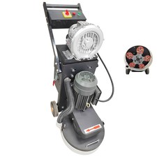 Concrete Floor Grinder Ground Grinding Polishing Mavhine 220V 20L Dust Box 4KW