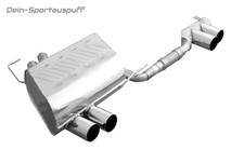 Eisenmann Duplex Sportauspuff RACE BMW Z4 E85 E86 Si mit Serienheck 4x76mm