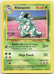 Nidoqueen 23/64 Jungle Unlimited Rare Non-Holo