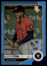 2023 Topps Big League Jeremy Peña #WR-80 Promo Blue Foil 36/75