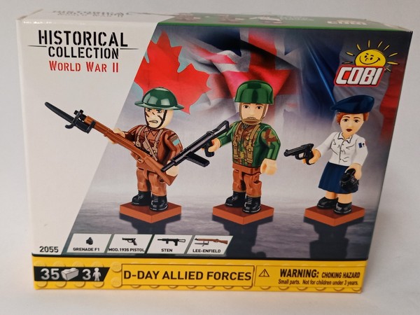Cobi 2055 June 6, 1944 D-Day Allies 3Tlg. 5902251020552-image