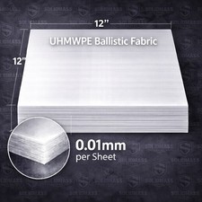 12x12  10PC UD UHMWPE fabric Ballistic Bulletproof body armor