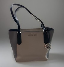 Michael Kors Kimberly Small Colour-Block Leather Tote Bag