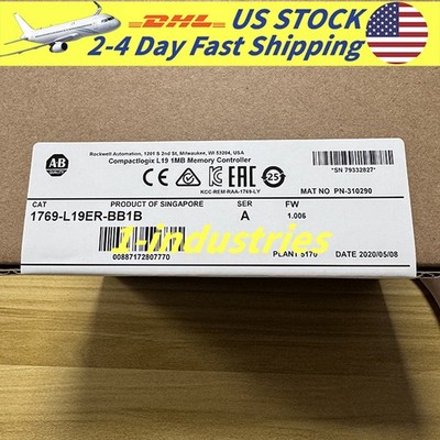 Brand new sealed Allen Bradley 1769-L19ER-BB1B CompactLogix Controller