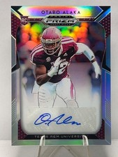 Otaro Alaka 2019 Panini Prizm Draft Picks #220 Silver Prizm Auto Texas A&M