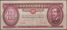 Hungary; 100 forint Kossuth Lajos/Horse carriage 1989 Fine