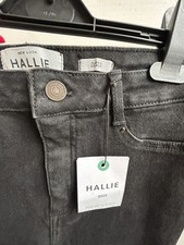 New Look Hallie Disco High Waist Super Skinny Black Denim Women’s Jeans Size 10 