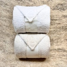 Horse White Polo Wraps