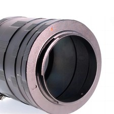 Metal Manual Macro Extension Tube Close-up Ring Adapter for EF F E PK Mount
