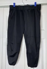 Easton Gameday Fastpitch Softball Pants Black Crop 32”-34” Waist 1 Pocket Size L
