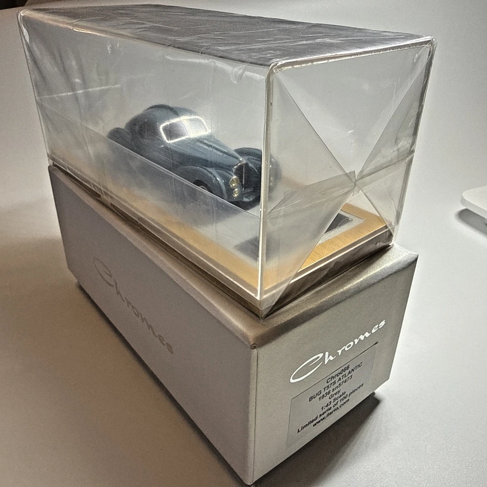 Ilario Chromes 1:43 Chro066 Bugatti T57S Atlantic Grey 1936 Limited 1/100 Foto 3 de 4