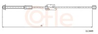 Cofle Handbremsseil Bremsseil Vorne Passend FüR Ford Fusion Fiesta V Mazda 2