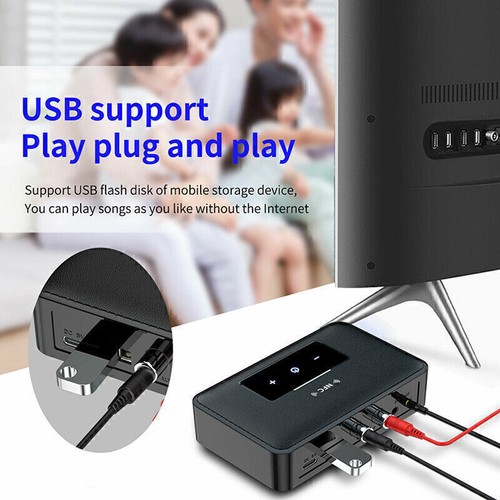 Bluetooth 5.0 Audio Transmitter And Receiver Adapter With 3.5mm Auxiliary Cable - Photo 6/10
