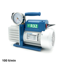 Zweistufige Vakuumpumpe 100 L/min R32 zugelassen