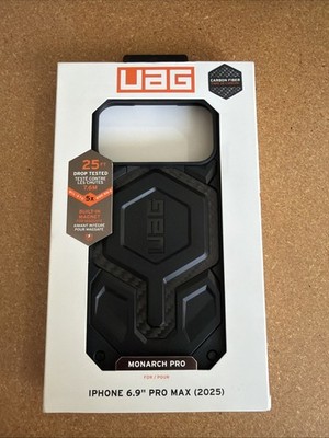 UAG Monarch Pro Series Case w/Magsafe for Apple iPhone 17 PRO MAX Black OPEN NEW