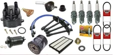 94-95 Toyota Camry Tune-Up Kit Cap+Rotor+Spark Plugs+Air+Oil+Fuel + Belts