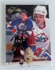 1994-95 Flair Darrin Shannon #210 Winnipeg Jets Auto Autograph Signed Card