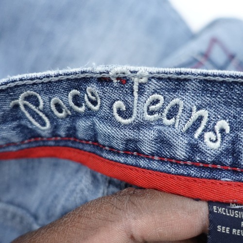 PACO Jeans Shorts Boys 12 Tall Blue Denim Medium Wash 100% Cotton 5-Pockets - Picture 5 of 9