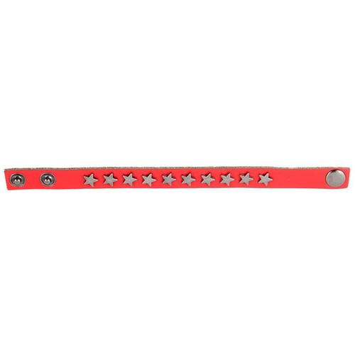 Womens Mens Punk Bracelet Bangle Cuff Adjustable Leather Fashion Wristband - Picture 7 of 21