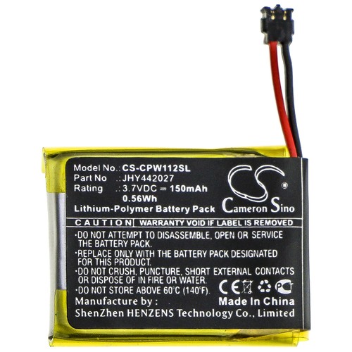 BATTERIE 150mAh Type JHY442027 pour Compustar 2WT11R,2WT12-SS,P2WT11-SS - Photo 3 sur 5