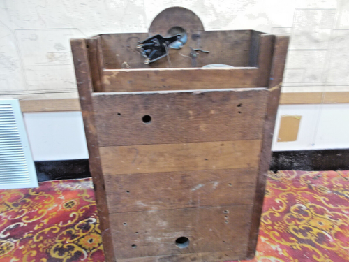 Walnut annunciator (probably used in a mansion) - Bild 4 von 12