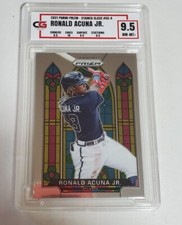 2021 Panini Prizm - Stained Glass Ronald Acuña Jr. #SG-4 for sale