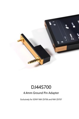 DDHIFI DJ44S700 4.4mm Ground Pin Adapter for SONY NW-ZX706 and NW  