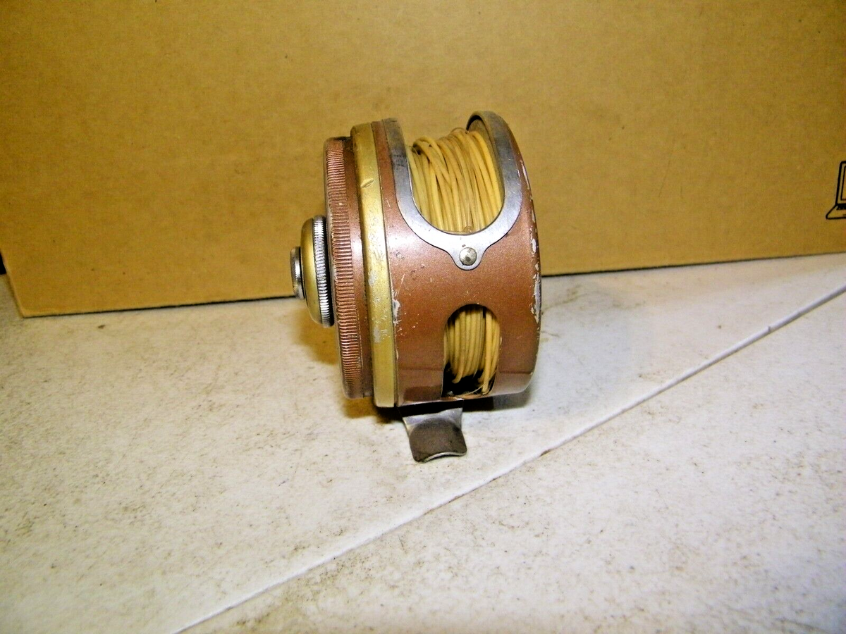 Moulinet de pêche automatique à la mouche vintage Wright & McGill