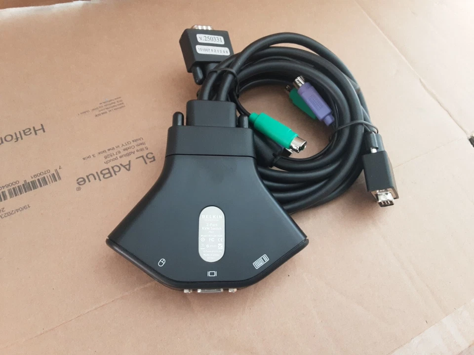 BELKIN 2-PORT KVM WITH CABLES (F1DK102Puk) - Image 4 of 4