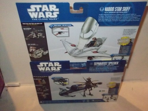 Star Wars Clone Wars Separatist Speeder Naboo Star Skiff Figure Hasbro 2010 NEW - Picture 4 of 4