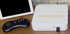 Mega Engine White Console PC Engine Turbo Duo Sega CD PCEWorks PCE Works Drive