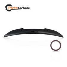 PSM-Style Gloss Black Trunk Spoiler Wing For 2004-2010 BMW 5-Series E60 Sedan