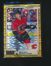 MIKAEL BACKLUND 2018-19 O PEE CHEE PLATINUM SEISMIC GOLD 18/50