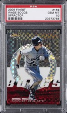 2005 FINEST X-FRACTOR #159 WADE BOGGS #/250 PSA 10