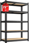 2020Lbs Storage Shelves 5 Tier Garage Shelving Heavy Duty Adjustable Shelves,Uti