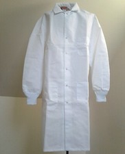 Red Kap Lab Coat White Reg Cut with Stretch Cuffs Medium