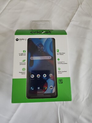Motorola Moto G - 32GB - Deep Indigo (Cricket Wireless) 6.5'' HD 5MP BRAND NEW 