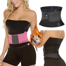 Women&Men Waist Trainer Cincher Weight Loss Ab Belt Slimming Body Shaper Girdles