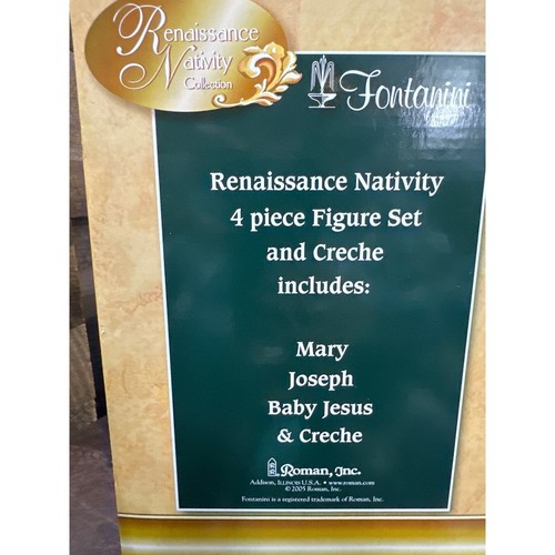 Fantanini Renaissance Nativity Set in Box, 4 PCs, Crèche Roman Inc. c 2005 - Picture 5 of 8