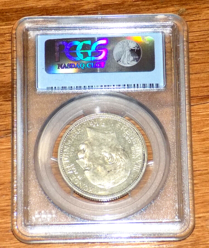 Denmark Christian X Accesson 2 Kroner 1912 VBP Copenhagen Silver PCGS AU 58 COIN - Picture 3 of 4
