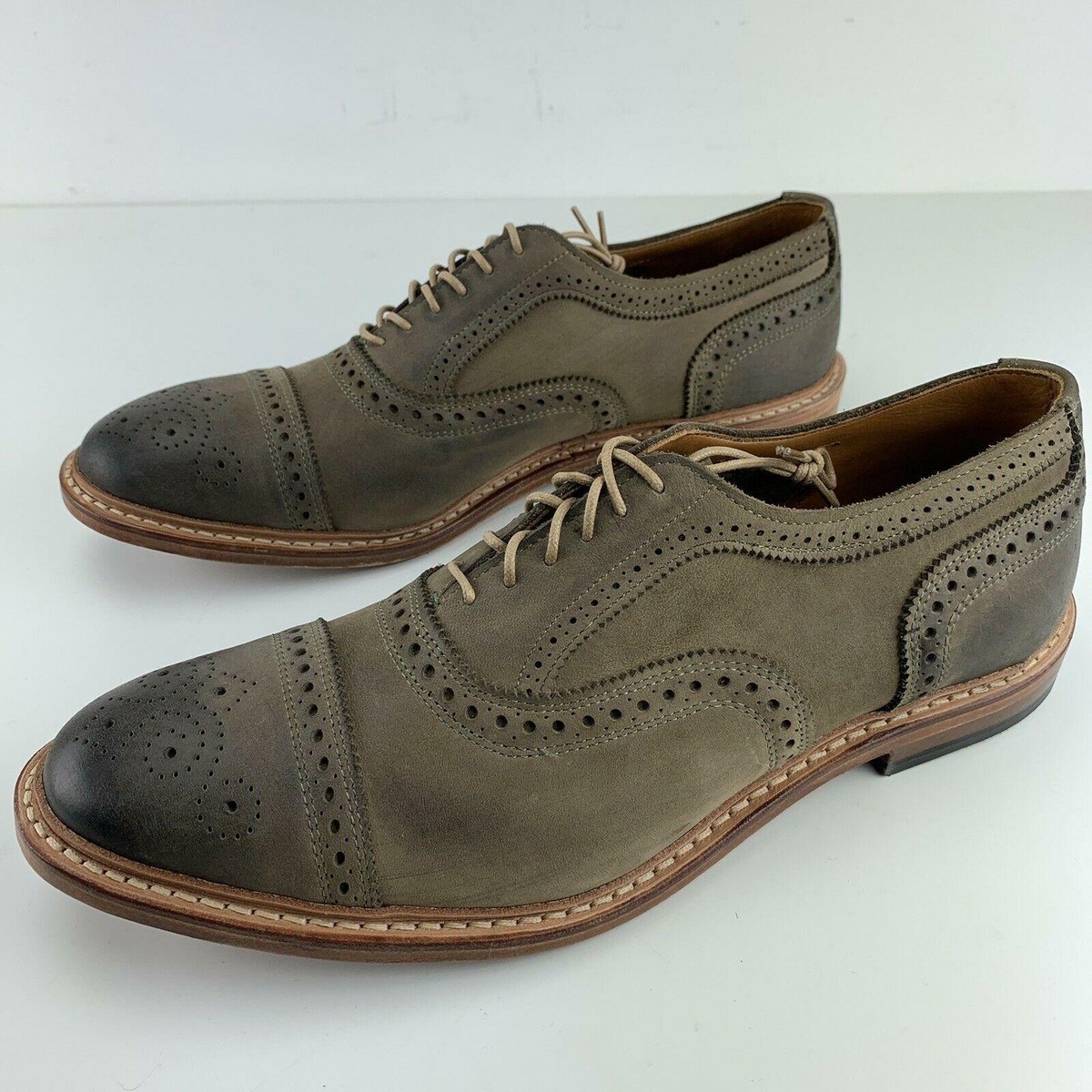 Allen Edmonds Mens 10.5 Made In USA Buckstrand Brogue Cap  display picture 1