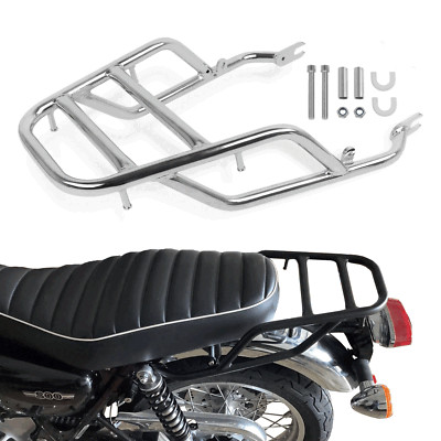 Luggage Rack Tail Rail Back Cargo Carrier For Kawasaki W800 2020-2023 W400 W650
