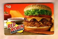 RED ROBIN Gourmet Burger ( 2010 ) Gift Card ( $0 - NO VALUE )