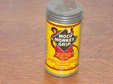 Vintage Moco Monkey Grip World’s Best Tire Patch Cardboard Container