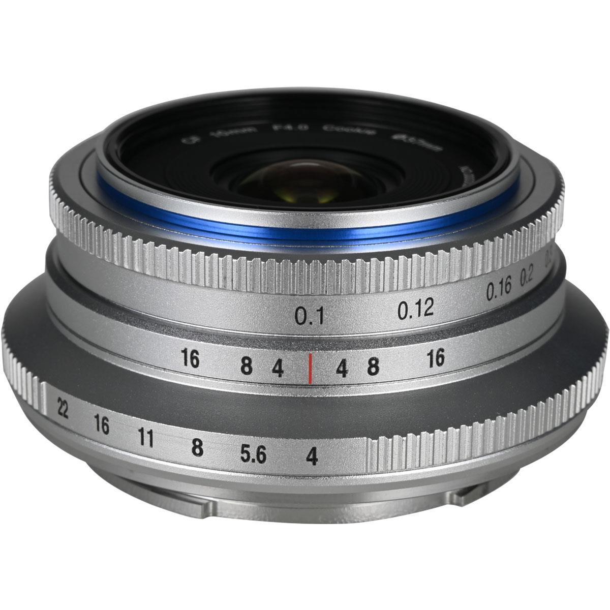 Объектив Venus Laowa 10mm f/4 Cookie Pancake для Fujifilm X, серебристый #VE1040FXSIL