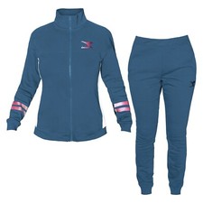 TUTA COMPLETA DIADORA DONNA 102.177796 60029 FELPATO BLU SPORTIVA PALESTRA CORSA