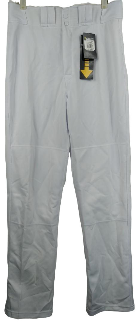 Easton Baseball Mens White Adjustable Hem Quantum Plus Pants - LARGE